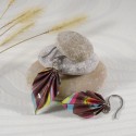 Boucles Feuilles Origami motifs géométriques marrons - 23,00 €