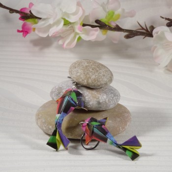 Boucles d’Oreilles Origami...