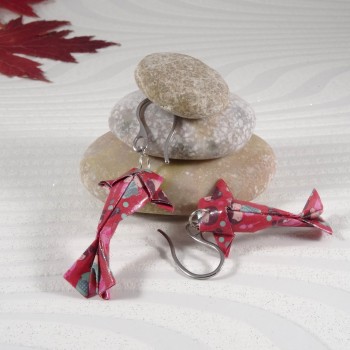 Boucles d’Oreilles Origami...