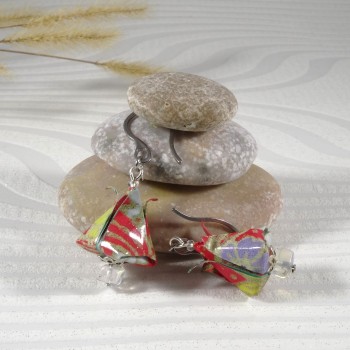 Boucles d’Oreilles Tulipes...