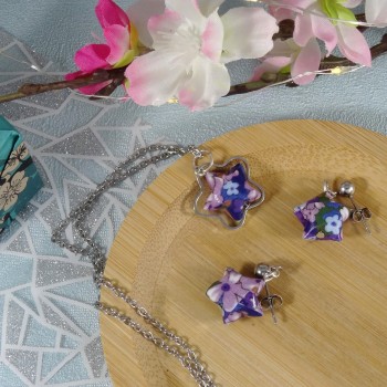Parure Étoiles Origami...