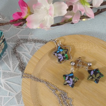 Parure Étoiles Origami...