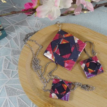 Parure Carré Zen Origami...