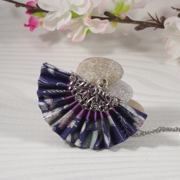 Collier Eventail Origami...