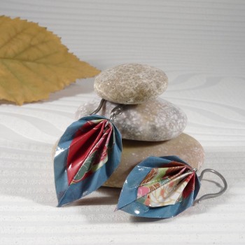 Boucles d’Oreilles Feuilles...