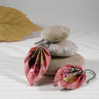 Boucles d’Oreilles Feuilles...
