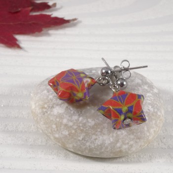 Boucles d’Oreilles Origami...