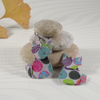 Boucles d’Oreilles Origami...
