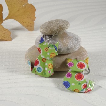 Boucles d’Oreilles Origami...