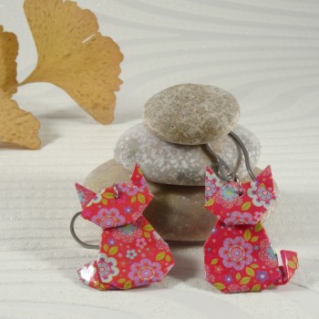 Boucles d’Oreilles Origami...