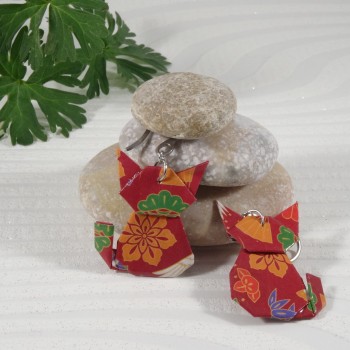 Boucles d’Oreilles Origami...
