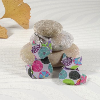 Boucles d’Oreilles Origami...