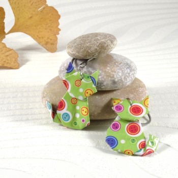 Boucles d’Oreilles Origami...