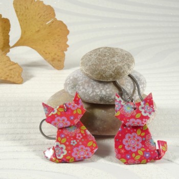 Boucles d’Oreilles Origami...