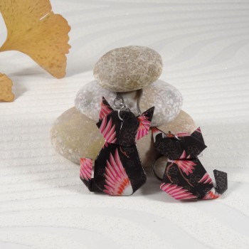 Boucles d’Oreilles Origami...