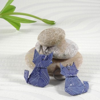 Boucles d’Oreilles Origami...